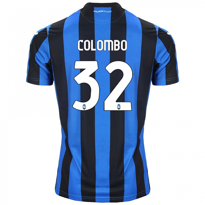 Niño Camiseta Matteo Colombo #32 Azul Negro 1ª Equipación 2024/25 La Camisa México