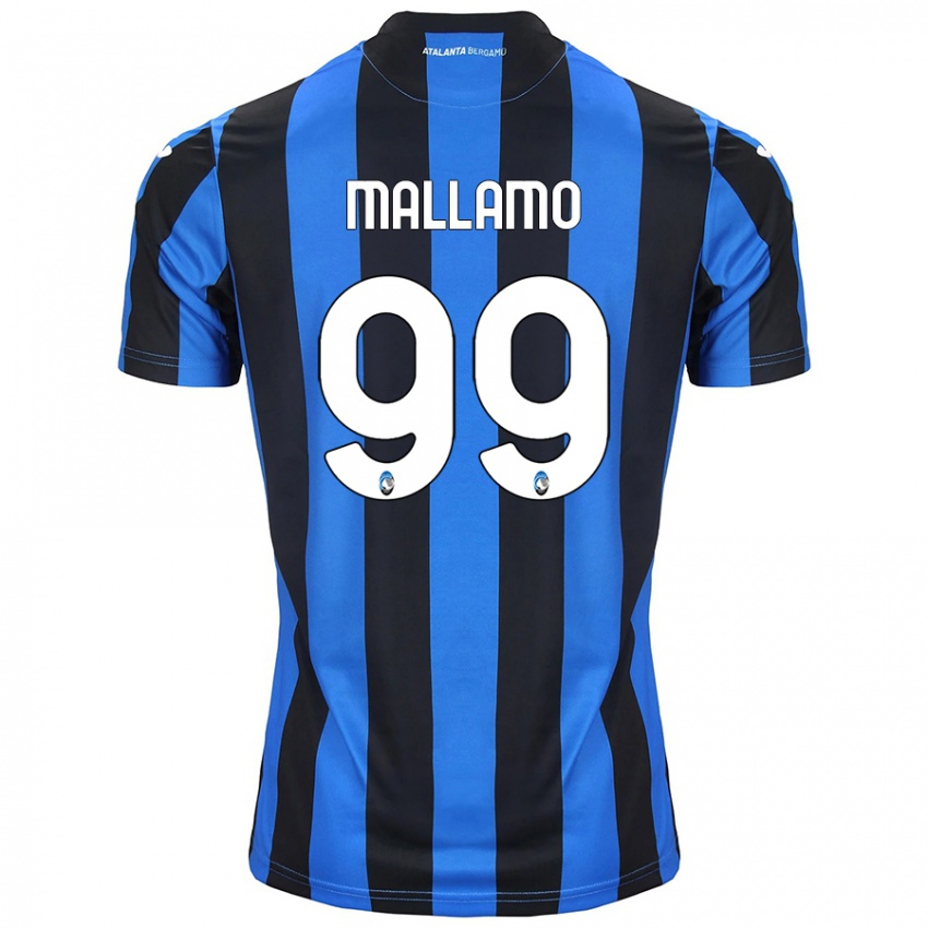 Niño Camiseta Alessandro Mallamo #99 Azul Negro 1ª Equipación 2024/25 La Camisa México