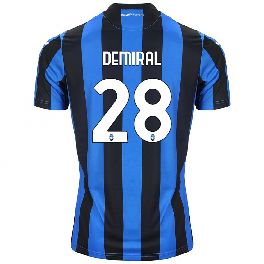 Niño Camiseta Merih Demiral #28 Azul Negro 1ª Equipación 2024/25 La Camisa México