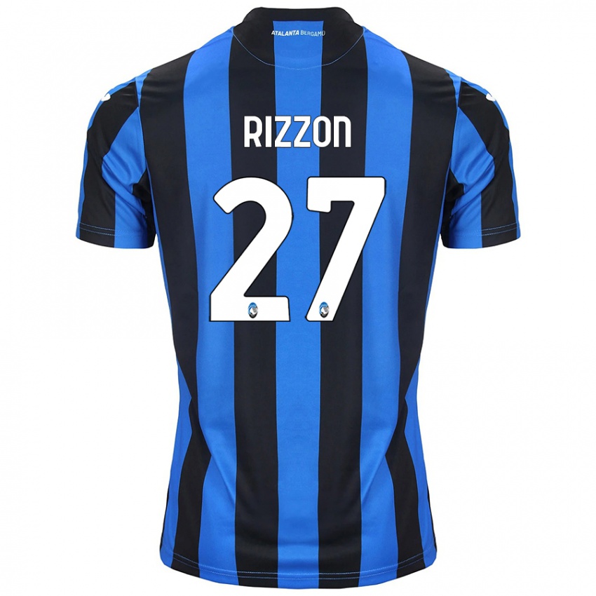 Niño Camiseta Giulia Rizzon #27 Azul Negro 1ª Equipación 2024/25 La Camisa México