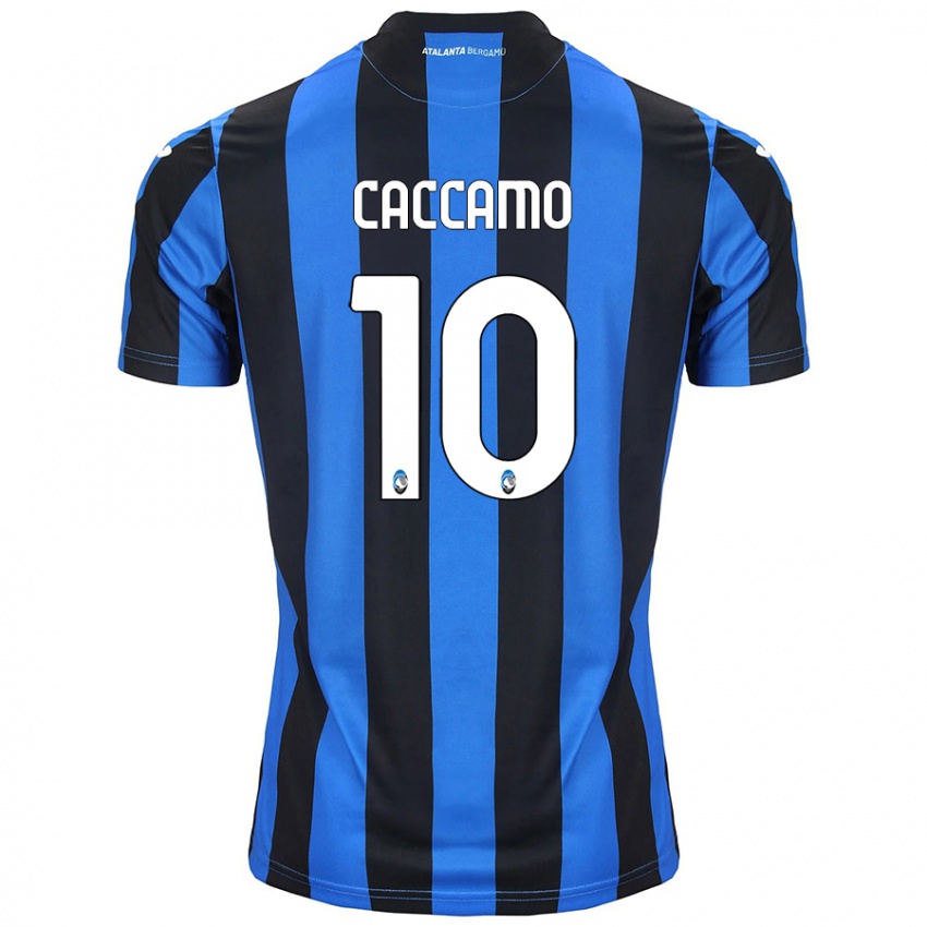 Niño Camiseta Patrizia Caccamo #10 Azul Negro 1ª Equipación 2024/25 La Camisa México