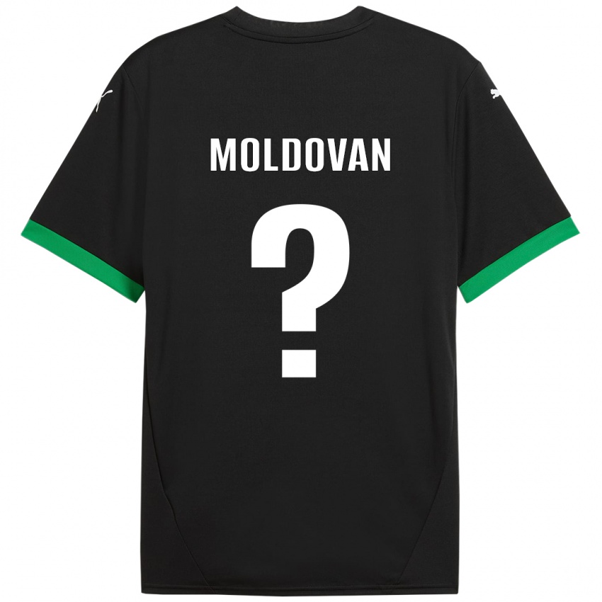 Niño Camiseta Horațiu Moldovan #0 Negro Verde Oscuro 1ª Equipación 2024/25 La Camisa México