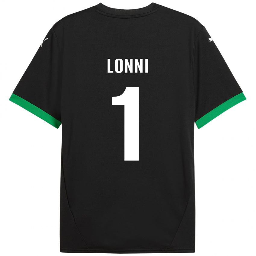 Niño Camiseta Lia Lonni #1 Negro Verde Oscuro 1ª Equipación 2024/25 La Camisa México