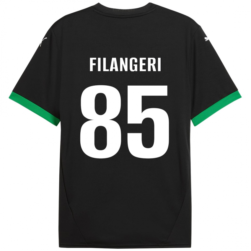 Niño Camiseta Maria Luisa Filangeri #85 Negro Verde Oscuro 1ª Equipación 2024/25 La Camisa México