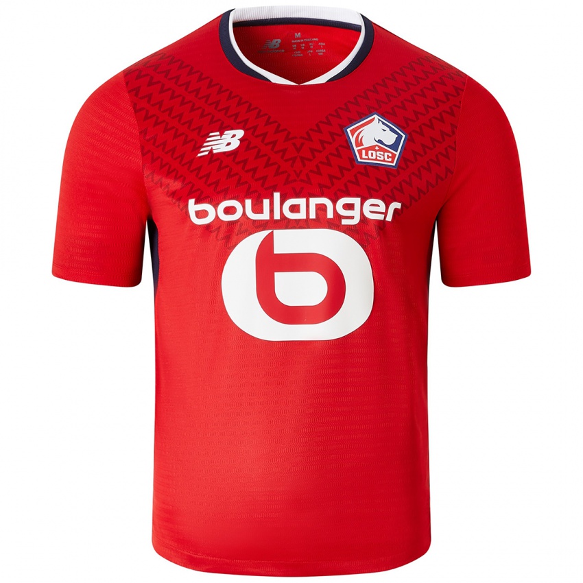 Niño Camiseta Charlotte Sailly #29 Rojo Blanco 1ª Equipación 2024/25 La Camisa México