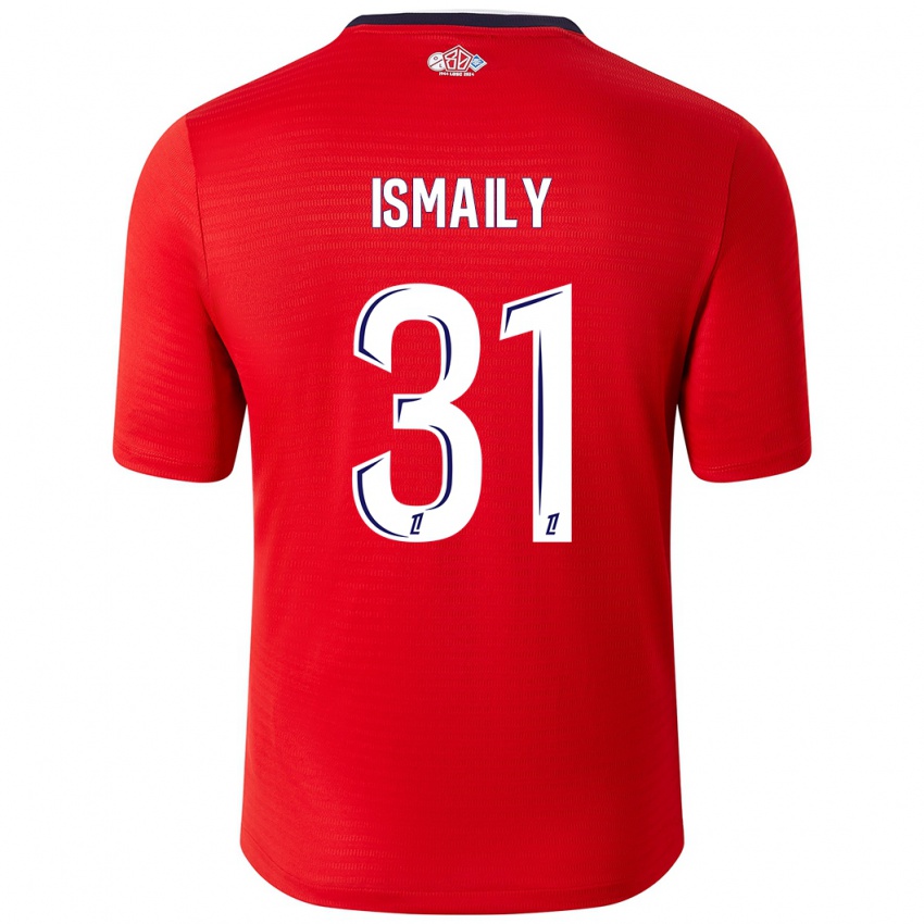 Niño Camiseta Ismaily #31 Rojo Blanco 1ª Equipación 2024/25 La Camisa México