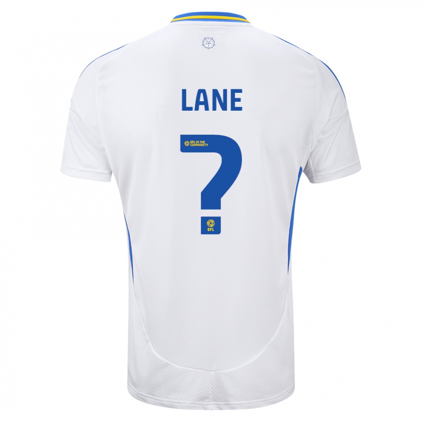 Niño Camiseta Freddie Lane #0 Blanco Azul 1ª Equipación 2024/25 La Camisa México