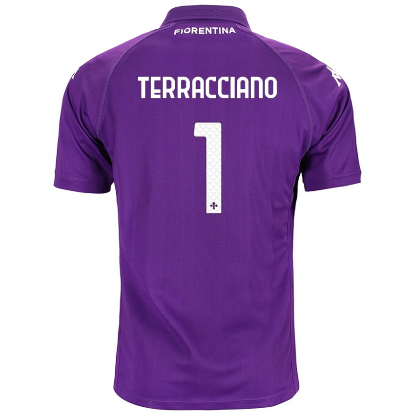 Niño Camiseta Pietro Terracciano #1 Morado 1ª Equipación 2024/25 La Camisa México