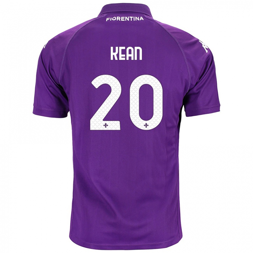 Niño Camiseta Moise Kean #20 Morado 1ª Equipación 2024/25 La Camisa México