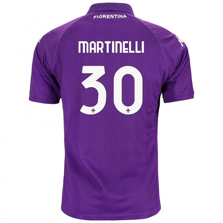 Niño Camiseta Tommaso Martinelli #30 Morado 1ª Equipación 2024/25 La Camisa México