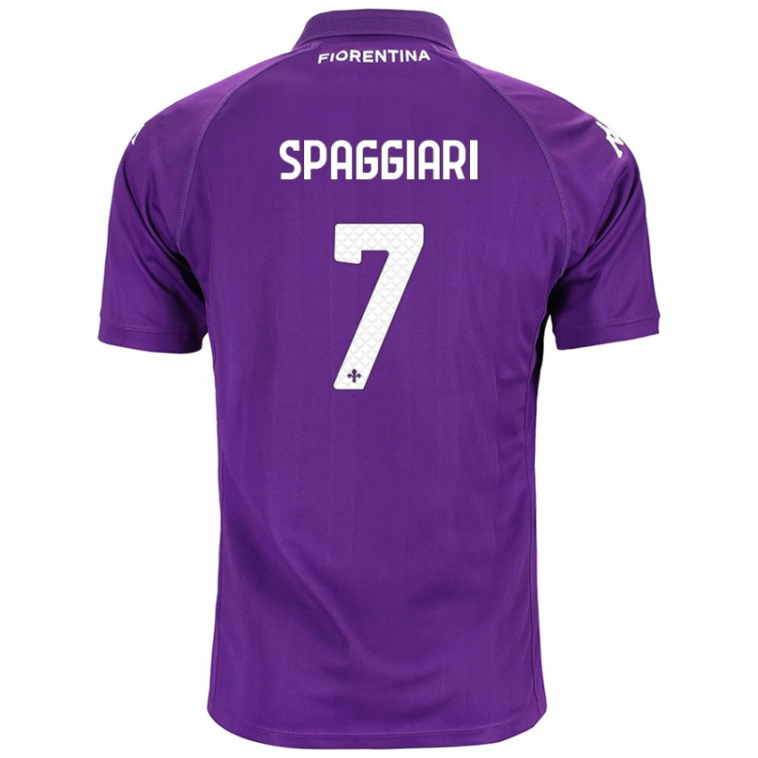 Niño Camiseta Riccardo Spaggiari #7 Morado 1ª Equipación 2024/25 La Camisa México