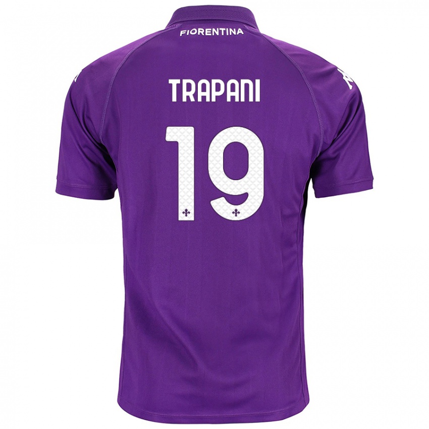 Niño Camiseta Niccolò Trapani #19 Morado 1ª Equipación 2024/25 La Camisa México