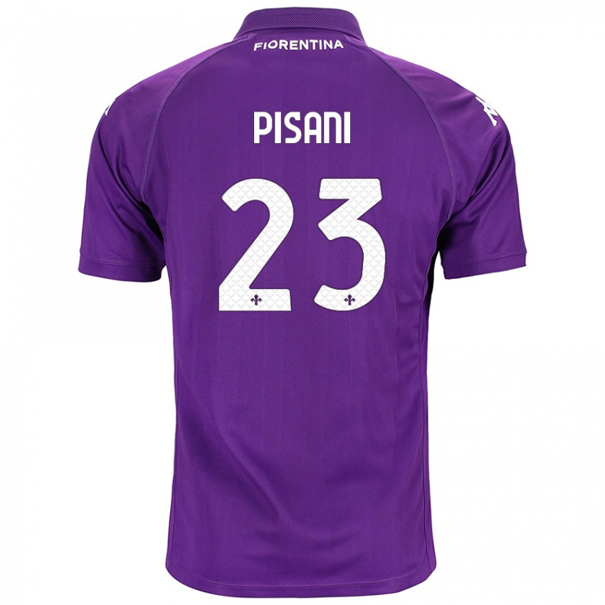 Niño Camiseta Diego Pisani #23 Morado 1ª Equipación 2024/25 La Camisa México