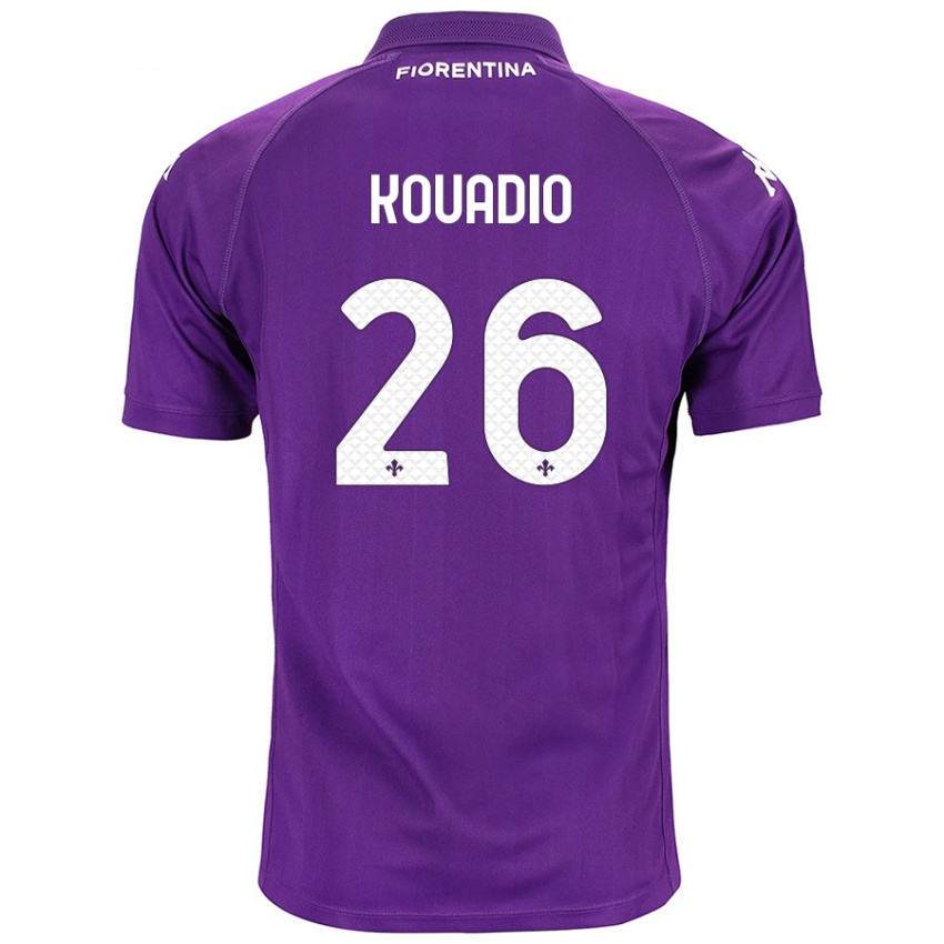 Niño Camiseta Eddy Kouadio #26 Morado 1ª Equipación 2024/25 La Camisa México