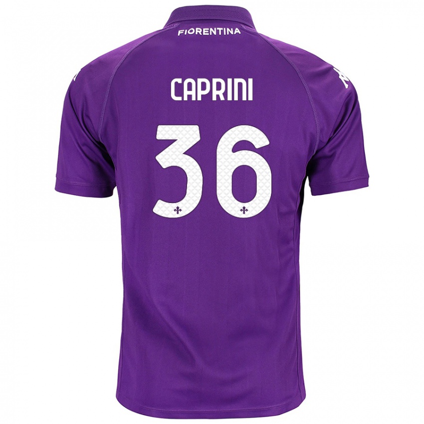 Niño Camiseta Maat Daniel Caprini #36 Morado 1ª Equipación 2024/25 La Camisa México