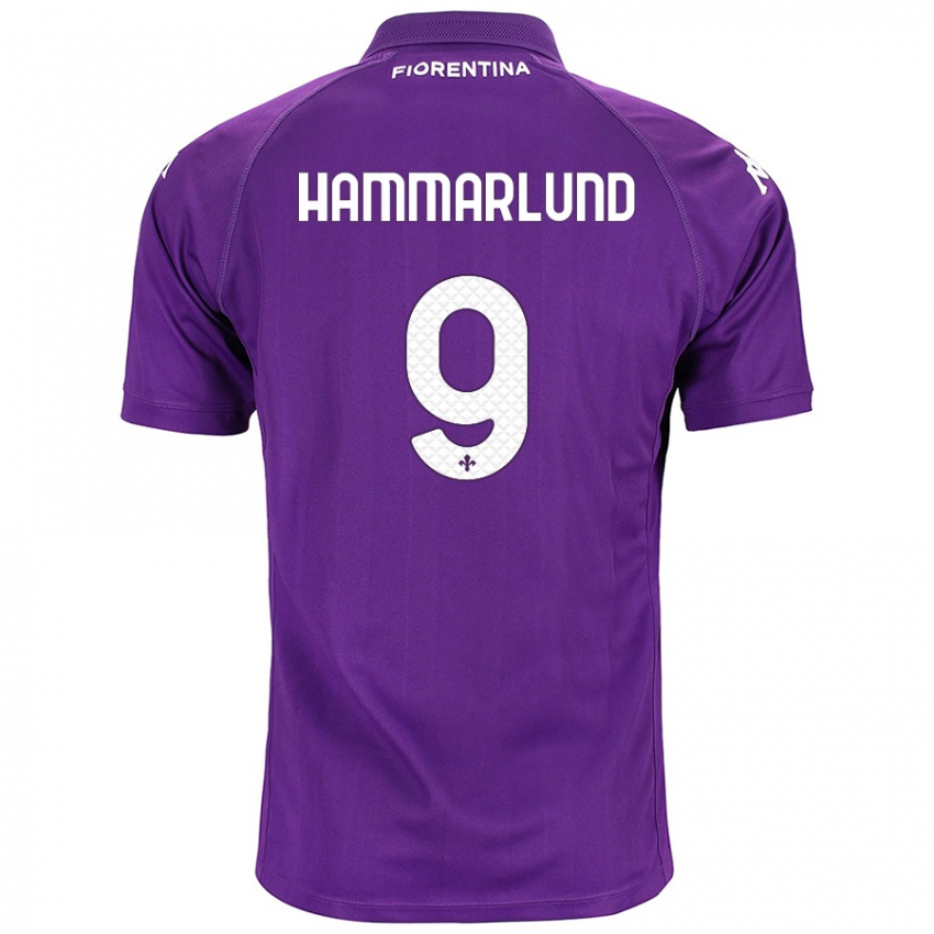 Niño Camiseta Pauline Hammarlund #9 Morado 1ª Equipación 2024/25 La Camisa México