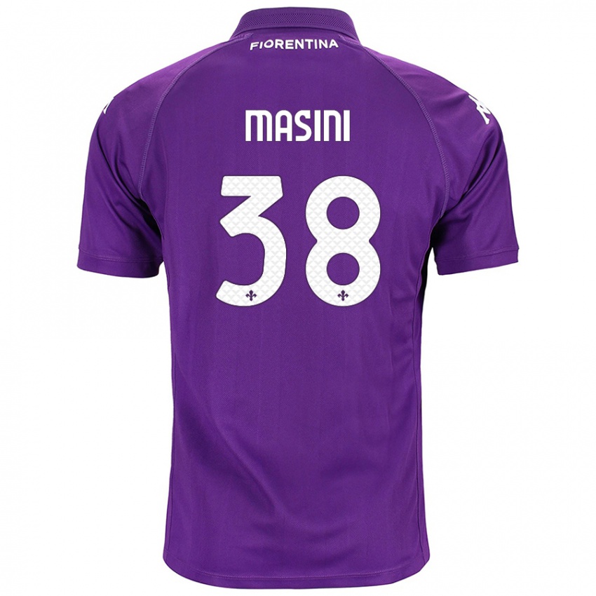 Niño Camiseta Linda Masini #38 Morado 1ª Equipación 2024/25 La Camisa México