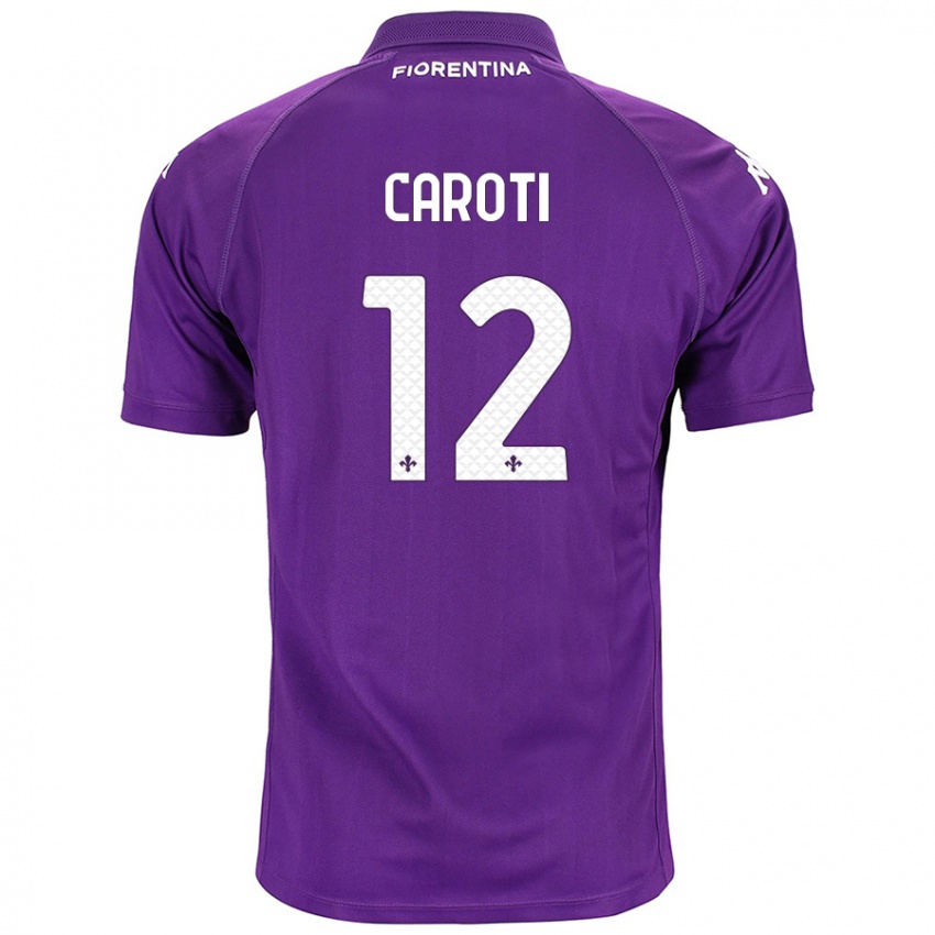 Niño Camiseta Filippo Caroti #12 Morado 1ª Equipación 2024/25 La Camisa México