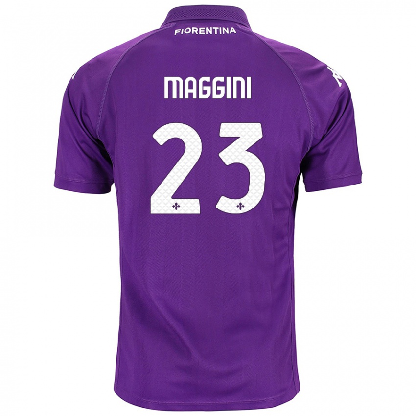 Niño Camiseta Filippo Maggini #23 Morado 1ª Equipación 2024/25 La Camisa México