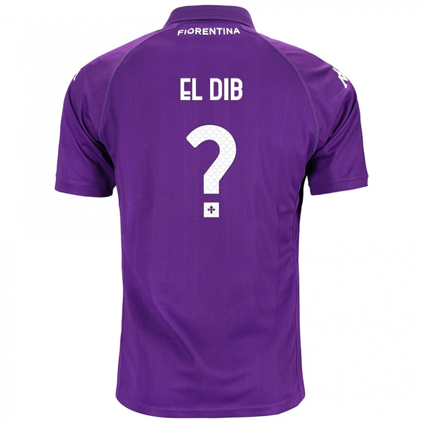 Niño Camiseta Karim El Dib #0 Morado 1ª Equipación 2024/25 La Camisa México