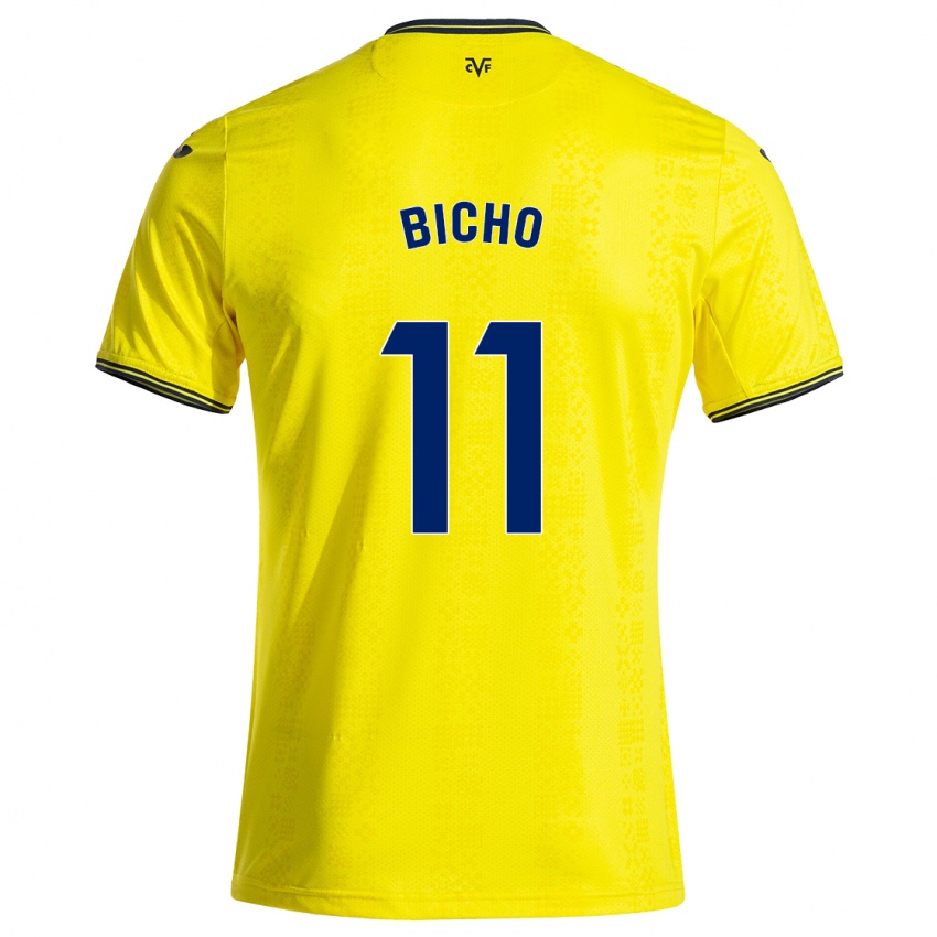 Niño Camiseta Bicho #11 Amarillo Negro 1ª Equipación 2024/25 La Camisa México