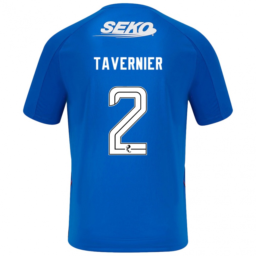 Niño Camiseta James Tavernier #2 Azul Oscuro 1ª Equipación 2024/25 La Camisa México