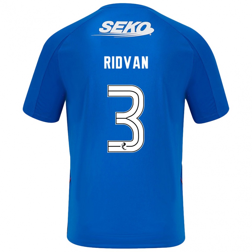 Niño Camiseta Rıdvan Yılmaz #3 Azul Oscuro 1ª Equipación 2024/25 La Camisa México