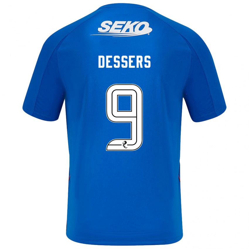 Niño Camiseta Cyriel Dessers #9 Azul Oscuro 1ª Equipación 2024/25 La Camisa México