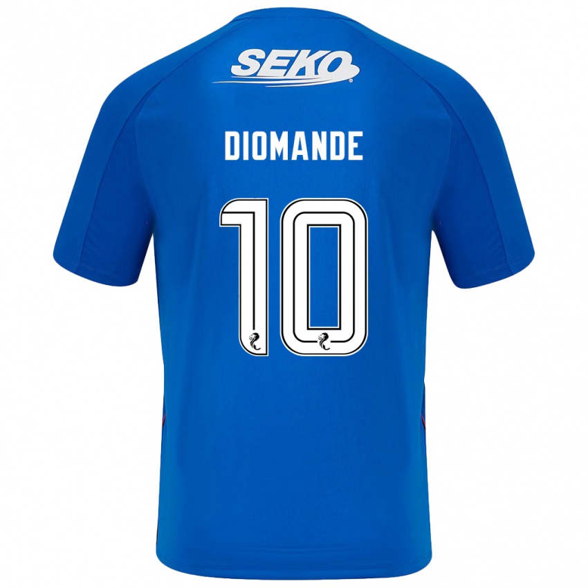 Niño Camiseta Mohamed Diomandé #10 Azul Oscuro 1ª Equipación 2024/25 La Camisa México