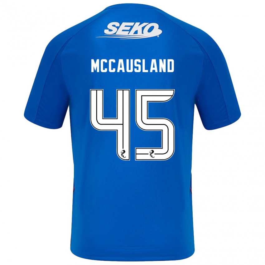 Niño Camiseta Ross Mccausland #45 Azul Oscuro 1ª Equipación 2024/25 La Camisa México