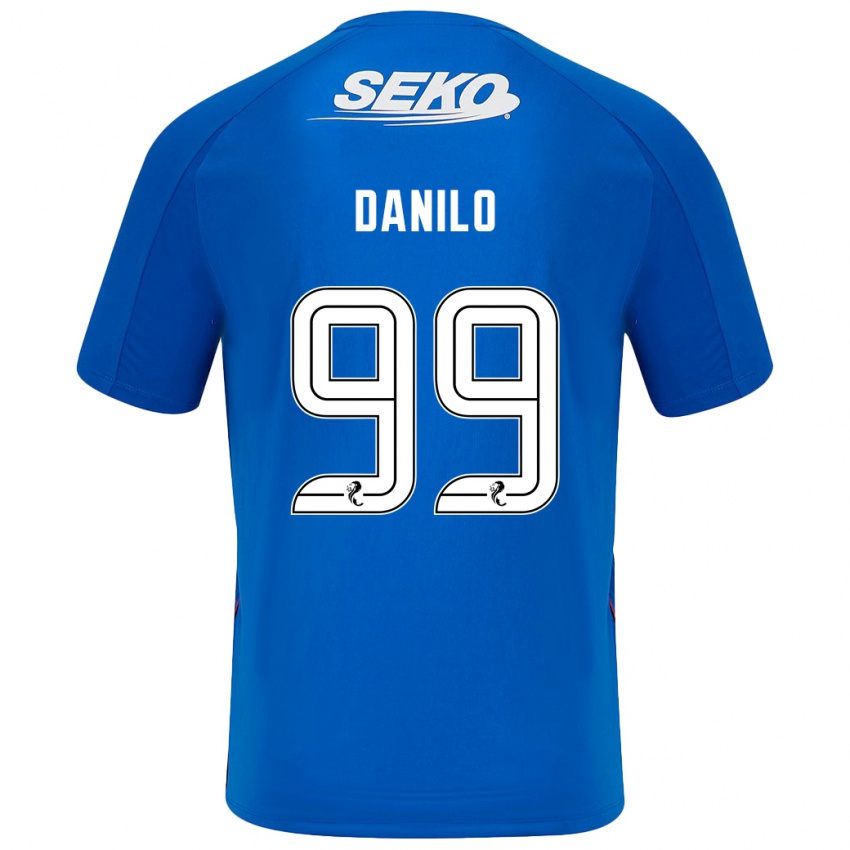 Niño Camiseta Danilo #99 Azul Oscuro 1ª Equipación 2024/25 La Camisa México