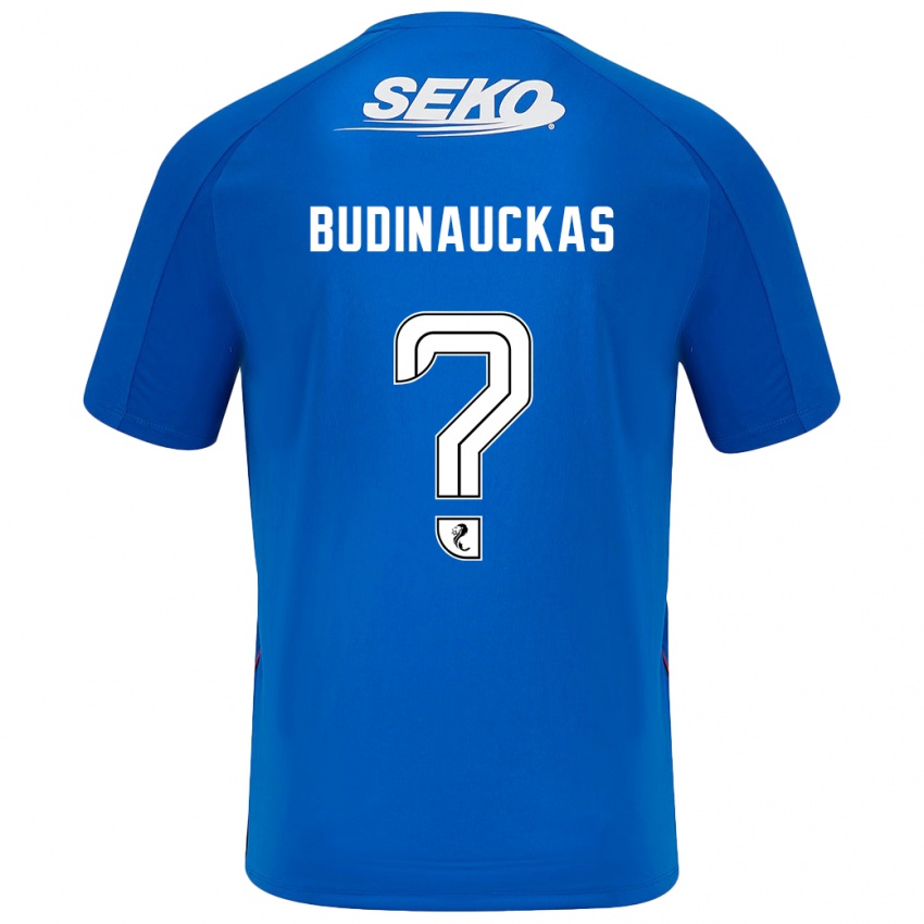 Niño Camiseta Lewis Budinauckas #0 Azul Oscuro 1ª Equipación 2024/25 La Camisa México