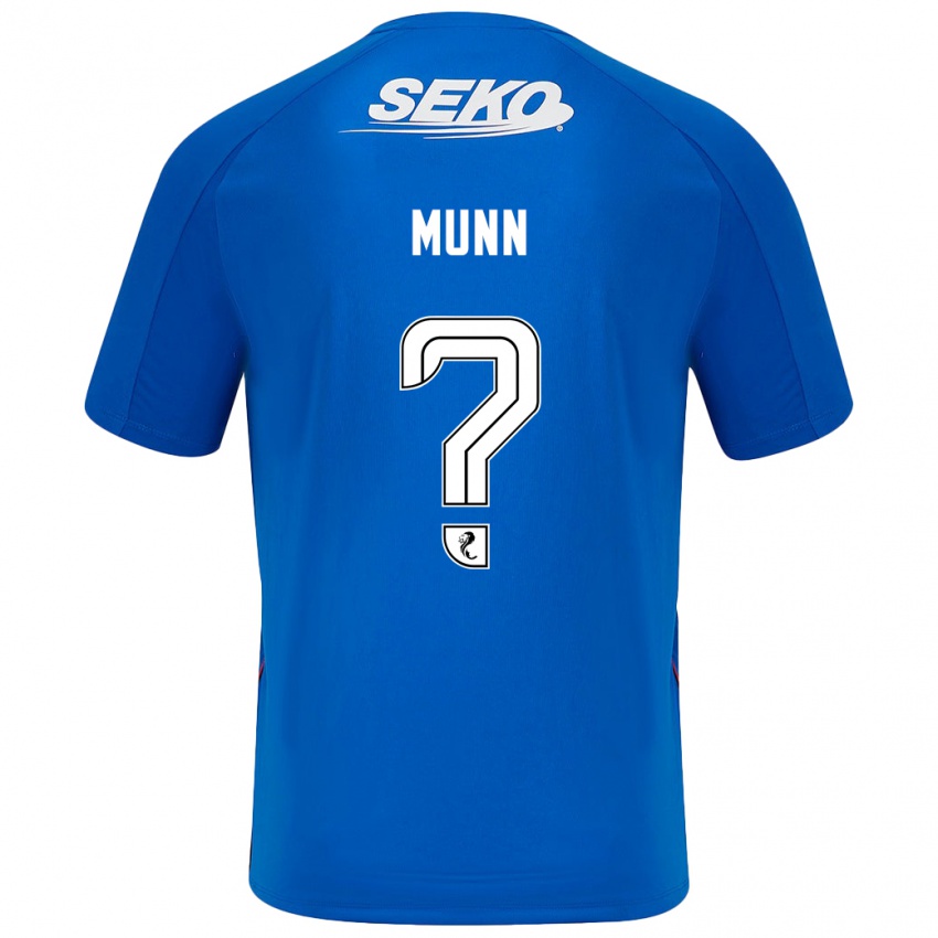 Niño Camiseta Mason Munn #0 Azul Oscuro 1ª Equipación 2024/25 La Camisa México