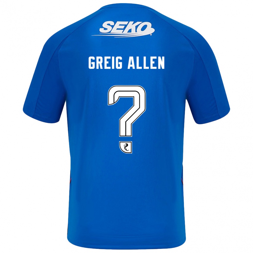 Niño Camiseta Greig Allen #0 Azul Oscuro 1ª Equipación 2024/25 La Camisa México