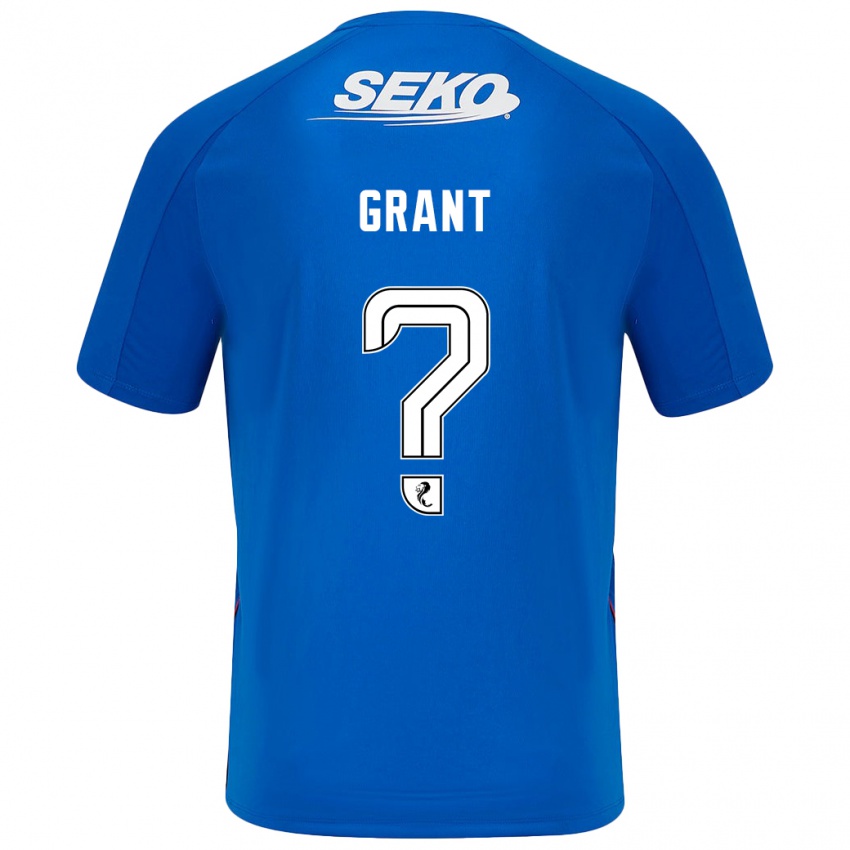 Niño Camiseta Leyton Grant #0 Azul Oscuro 1ª Equipación 2024/25 La Camisa México