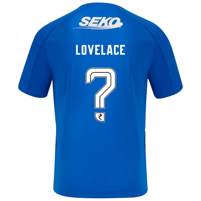 Niño Camiseta Zak Lovelace #0 Azul Oscuro 1ª Equipación 2024/25 La Camisa México