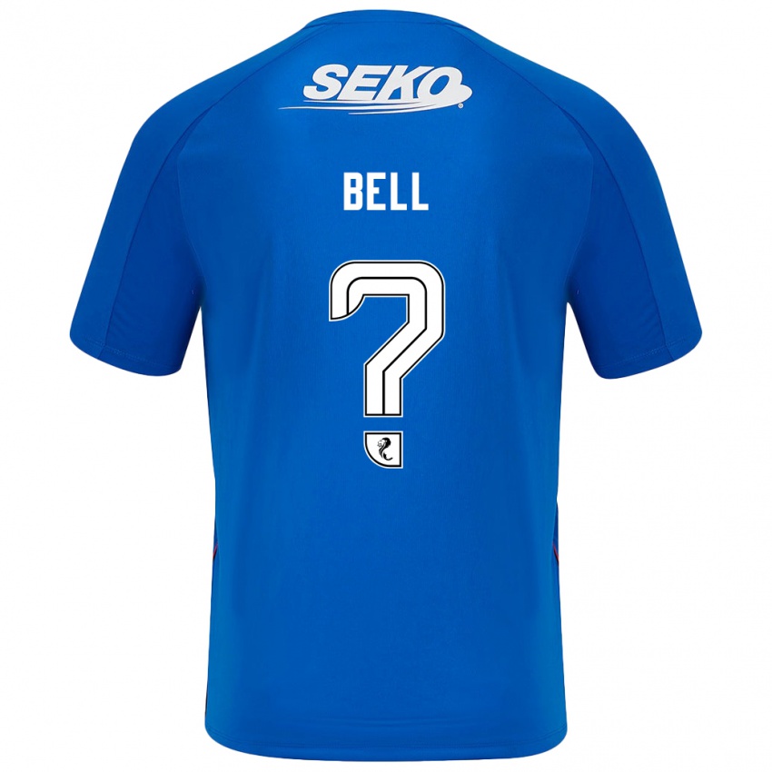 Niño Camiseta Cameron Bell #0 Azul Oscuro 1ª Equipación 2024/25 La Camisa México