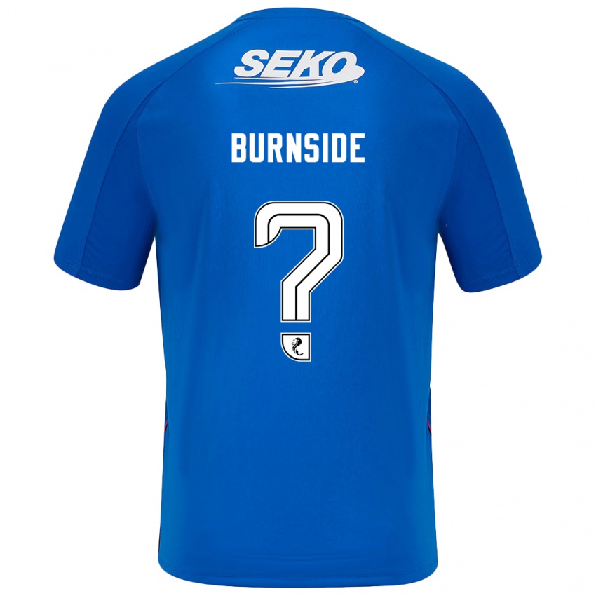 Niño Camiseta Callum Burnside #0 Azul Oscuro 1ª Equipación 2024/25 La Camisa México