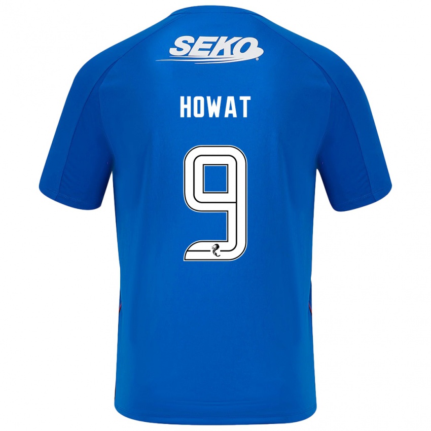 Niño Camiseta Kirsty Howat #9 Azul Oscuro 1ª Equipación 2024/25 La Camisa México