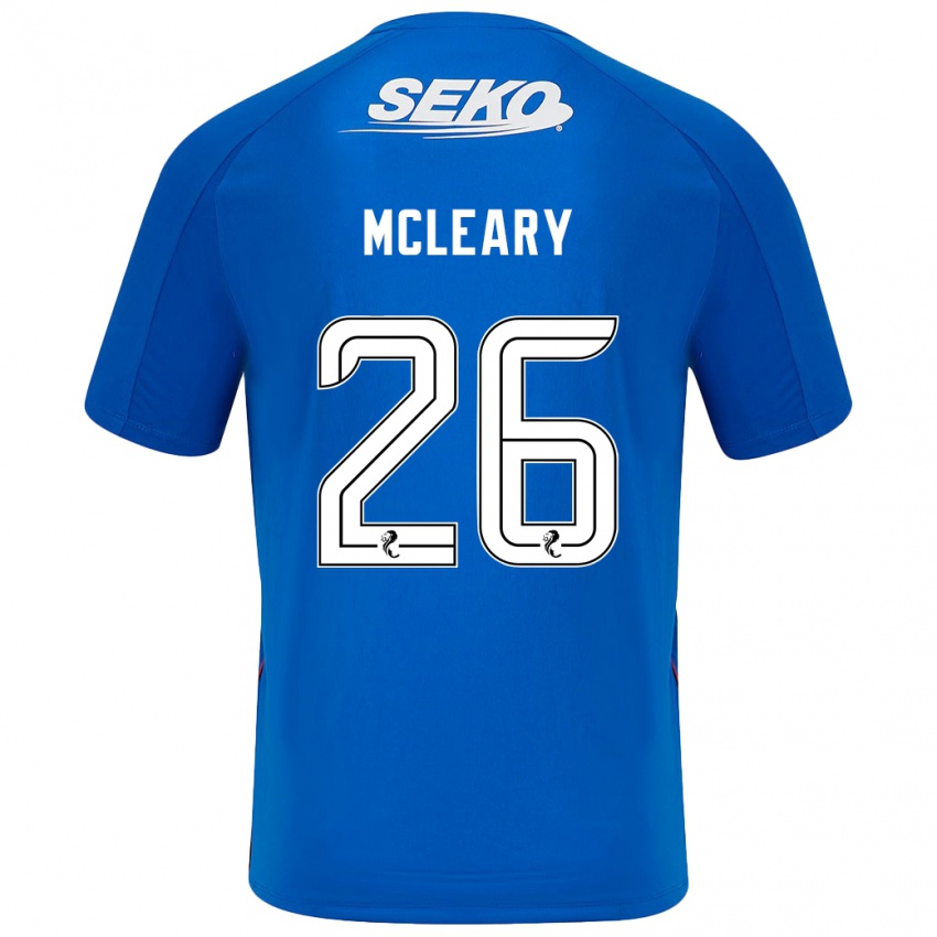 Niño Camiseta Jodi Mcleary #26 Azul Oscuro 1ª Equipación 2024/25 La Camisa México