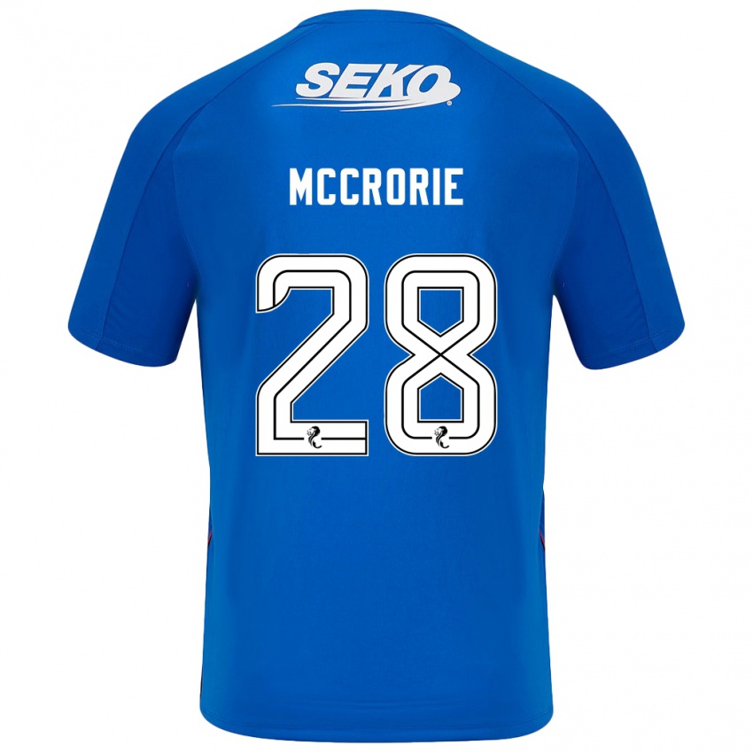 Niño Camiseta Robby Mccrorie #28 Azul Oscuro 1ª Equipación 2024/25 La Camisa México