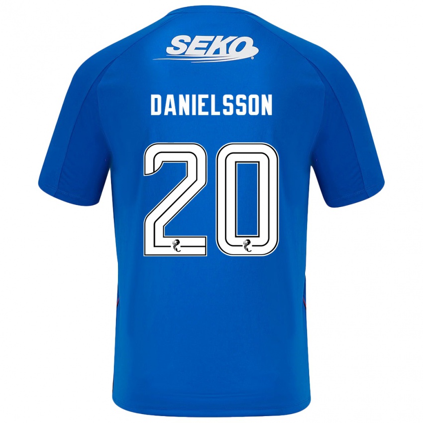 Niño Camiseta Jenny Julia Danielsson #20 Azul Oscuro 1ª Equipación 2024/25 La Camisa México