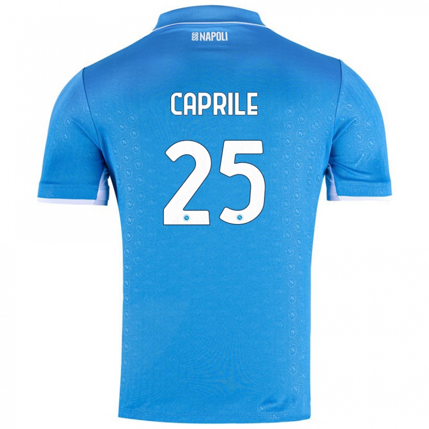 Niño Camiseta Elia Caprile #25 Azul Cielo 1ª Equipación 2024/25 La Camisa México