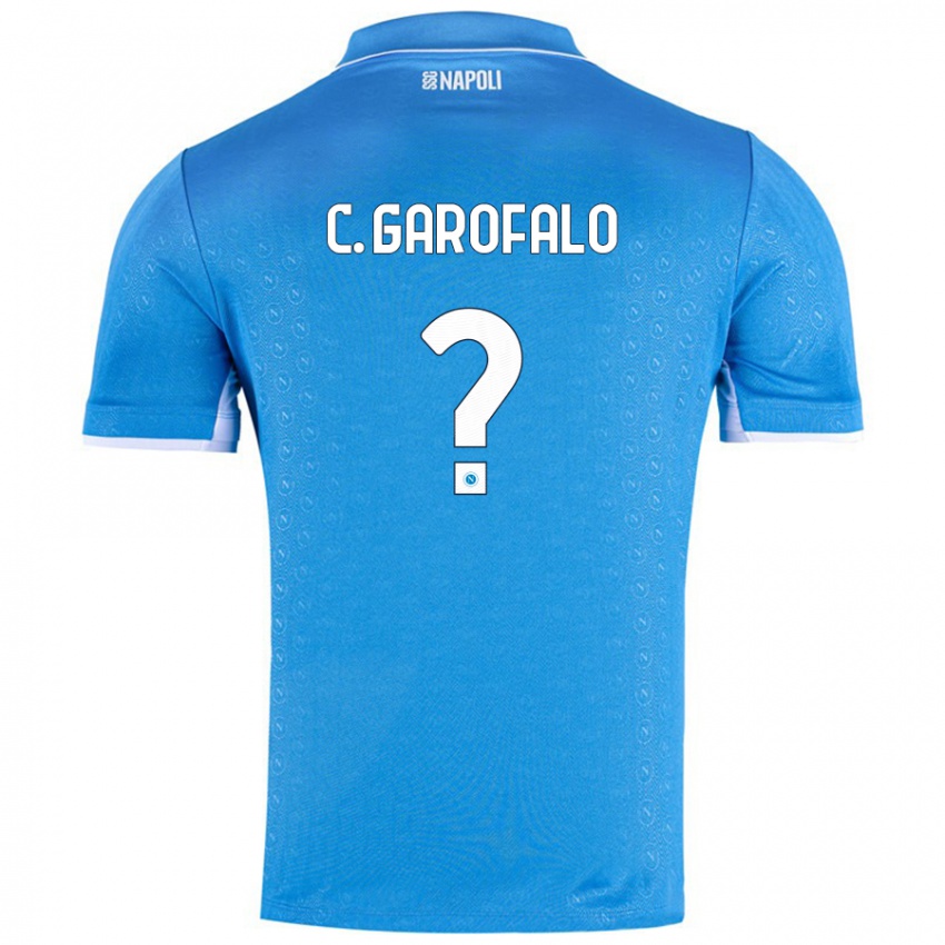 Niño Camiseta Christian Garofalo #0 Azul Cielo 1ª Equipación 2024/25 La Camisa México