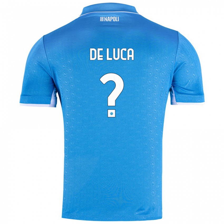 Niño Camiseta Alfonso De Luca #0 Azul Cielo 1ª Equipación 2024/25 La Camisa México