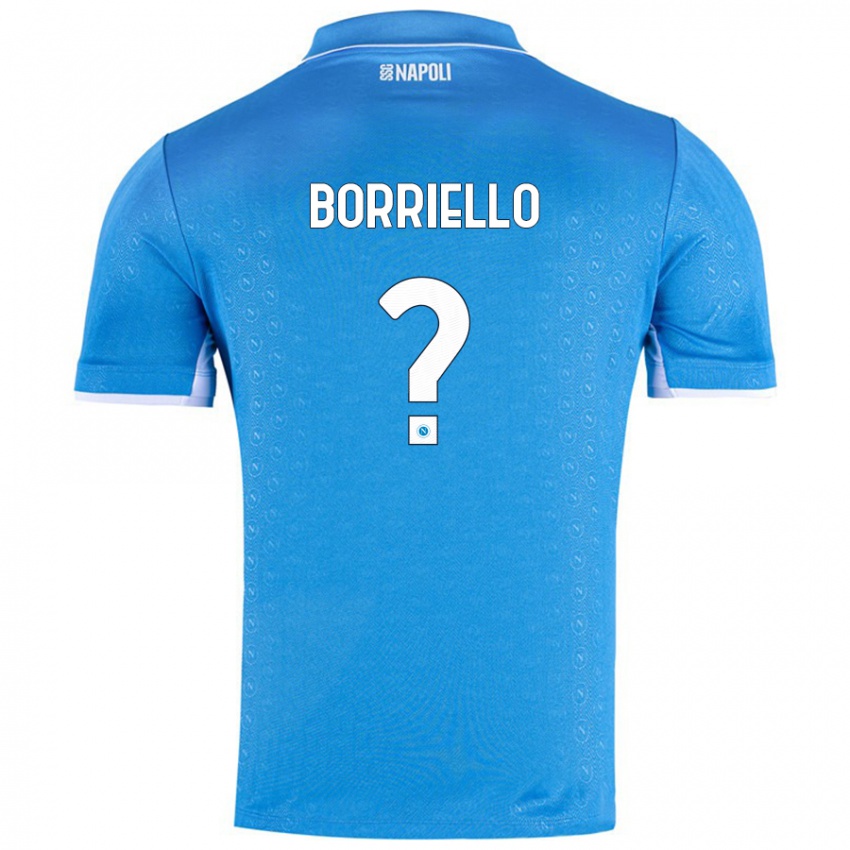 Niño Camiseta Salvatore Borriello #0 Azul Cielo 1ª Equipación 2024/25 La Camisa México