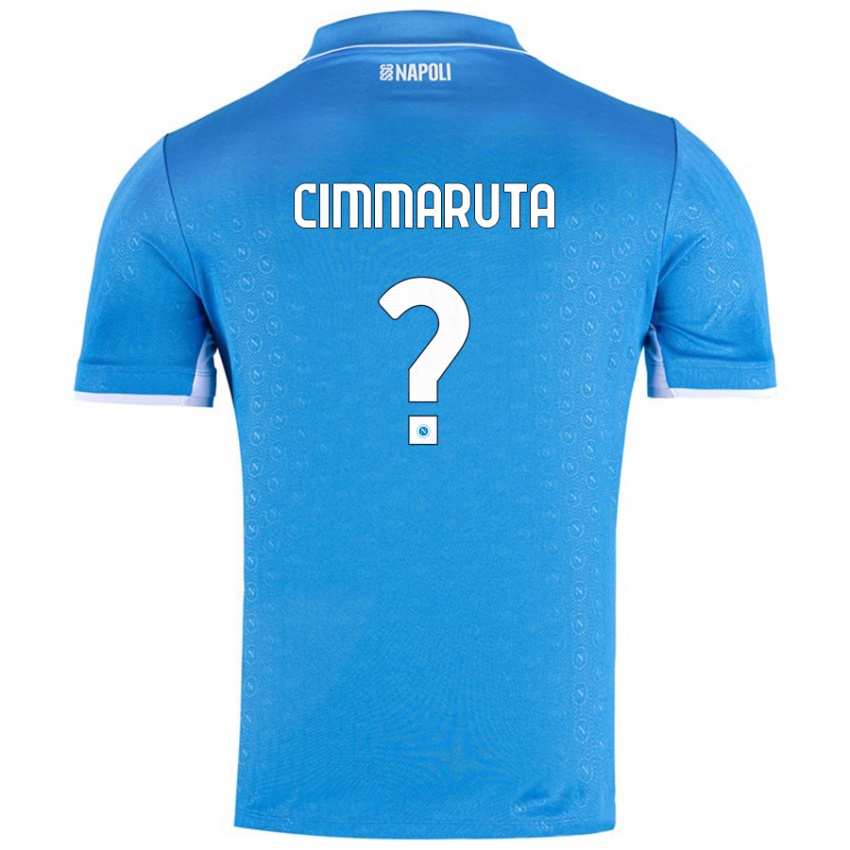 Niño Camiseta Antonio Cimmaruta #0 Azul Cielo 1ª Equipación 2024/25 La Camisa México