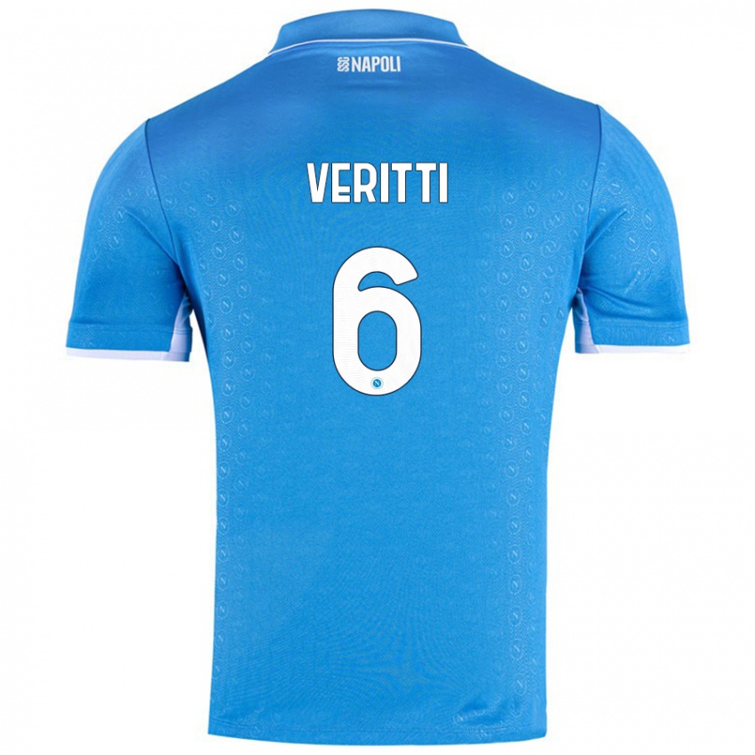 Niño Camiseta Federica Veritti #6 Azul Cielo 1ª Equipación 2024/25 La Camisa México