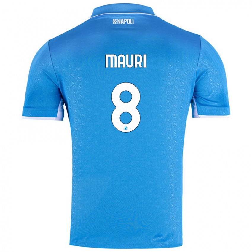 Niño Camiseta Claudia Mauri #8 Azul Cielo 1ª Equipación 2024/25 La Camisa México