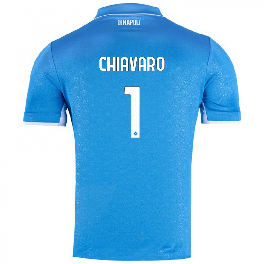 Niño Camiseta Kelly Chiavaro #1 Azul Cielo 1ª Equipación 2024/25 La Camisa México